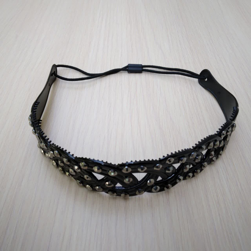 تل مو دخترانه مدل ژله ای طرح بافت کد mah0352