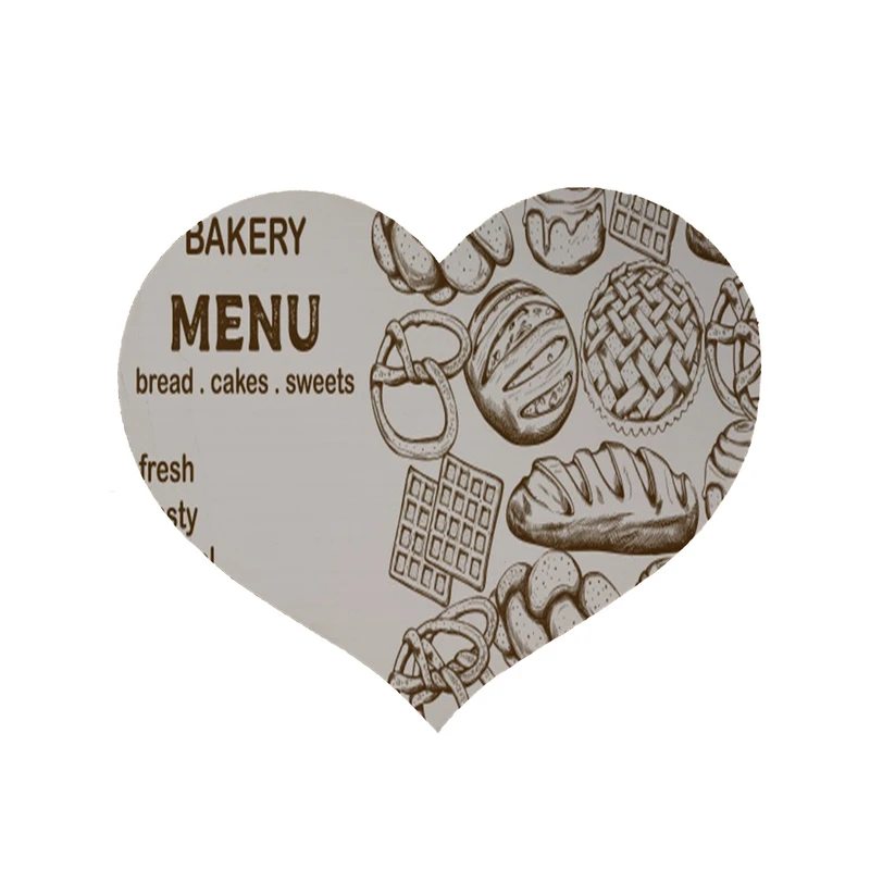  پادری مدل قلب طرح نان کد 8241 سایز 90 × 90 سانتی متر