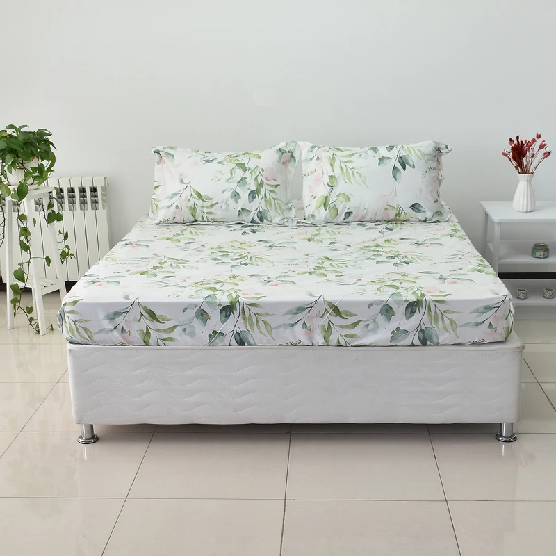 سرویس ملحفه بومرنگ مدل Melika2-160 دونفره 3 تکه