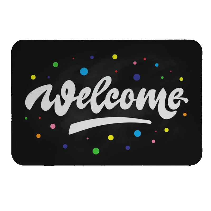 پادری طرح welcome کد 8262 سایز 80 × 50 سانتی متر