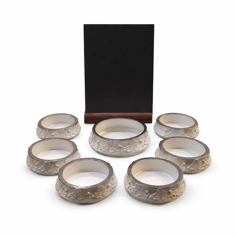 هفت سین مدل 8 پارچه مدل شاخه و برگ 