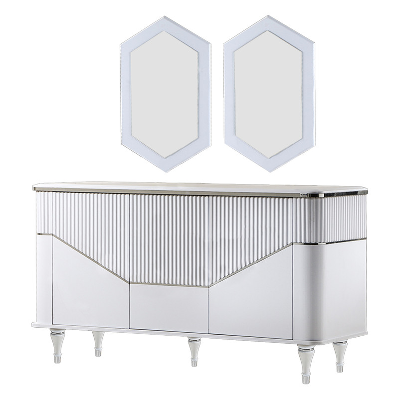 آینه و کنسول مدل MK40s مجموعه 3 عددی آینه و کنسول مدل MK40s مجموعه 3 عددی