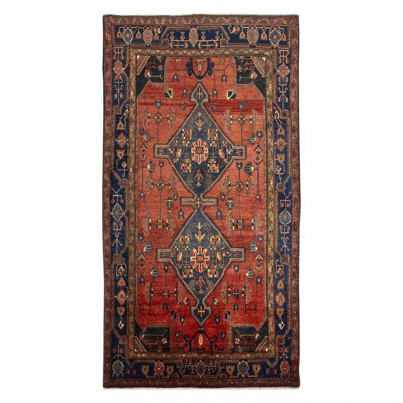 فرش دستبافت پنج متری طرح کلیایی کد 10.44.6411