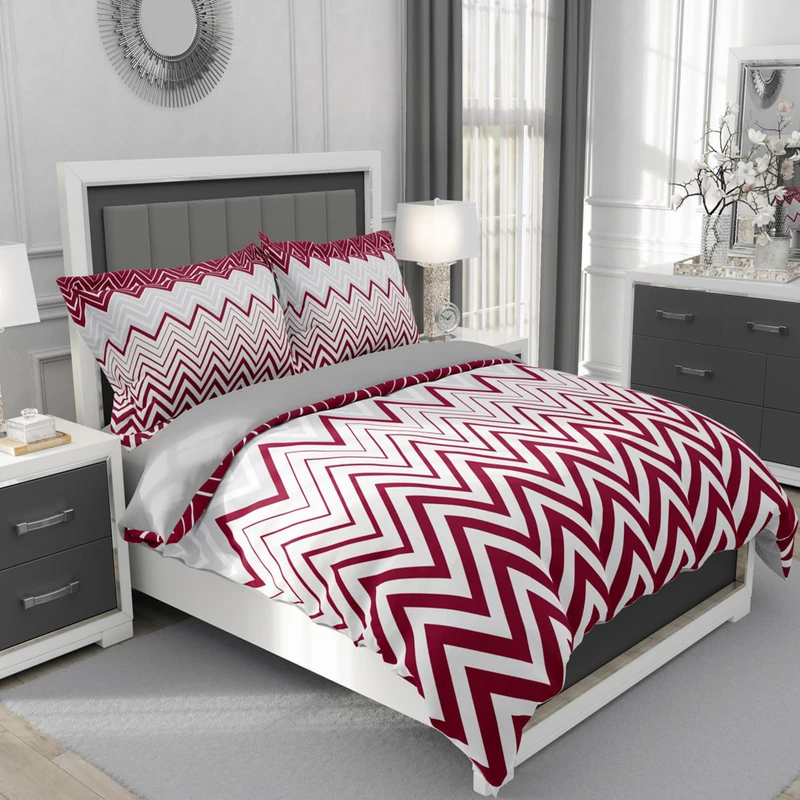 سرویس روتختی مدل زیگزاگ 4604 تک نفره 5 تکه