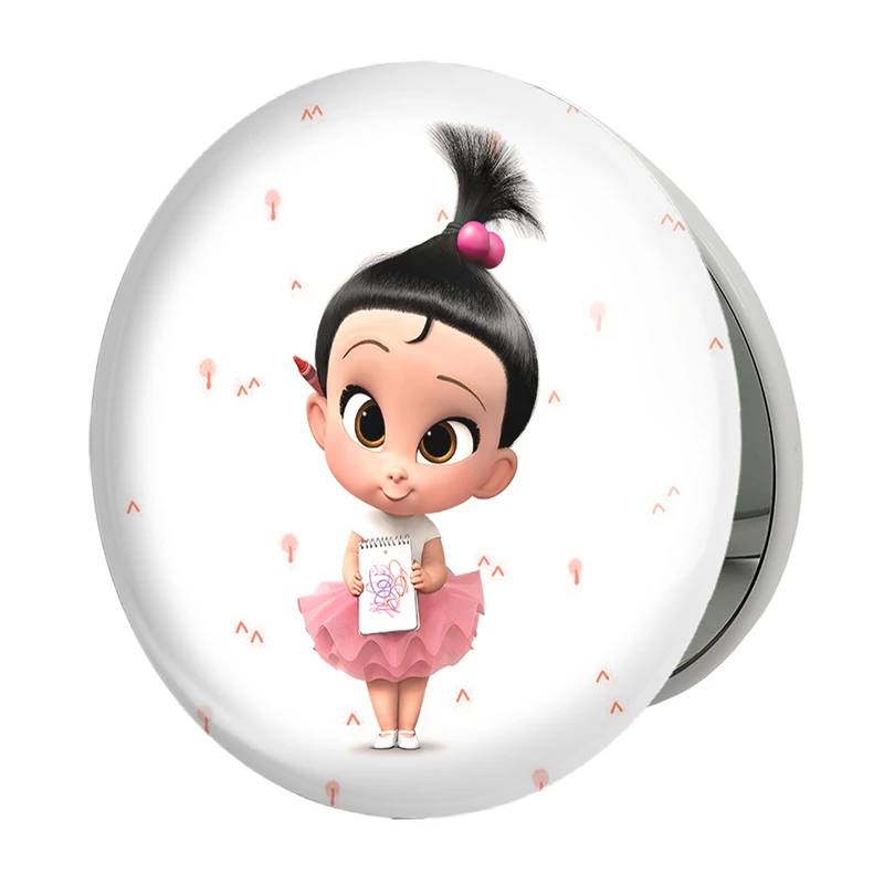 آینه جیبی خندالو طرح بچه رئیس Boss Baby مدل تاشو کد 10335 