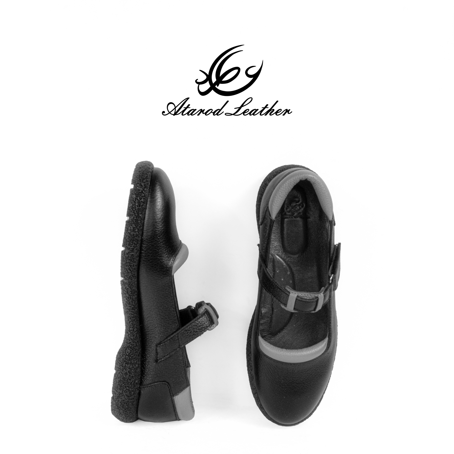 کفش زنانه چرم عطارد مدل چرم طبیعی کد SH240