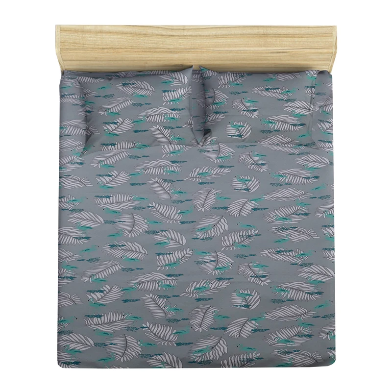 سرویس ملحفه سندس مدل فلامینگو کد F604 دونفره 3 تکه