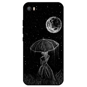 Megafone Girl and Moon 1369 Cover For Xiaomi Mi 5
