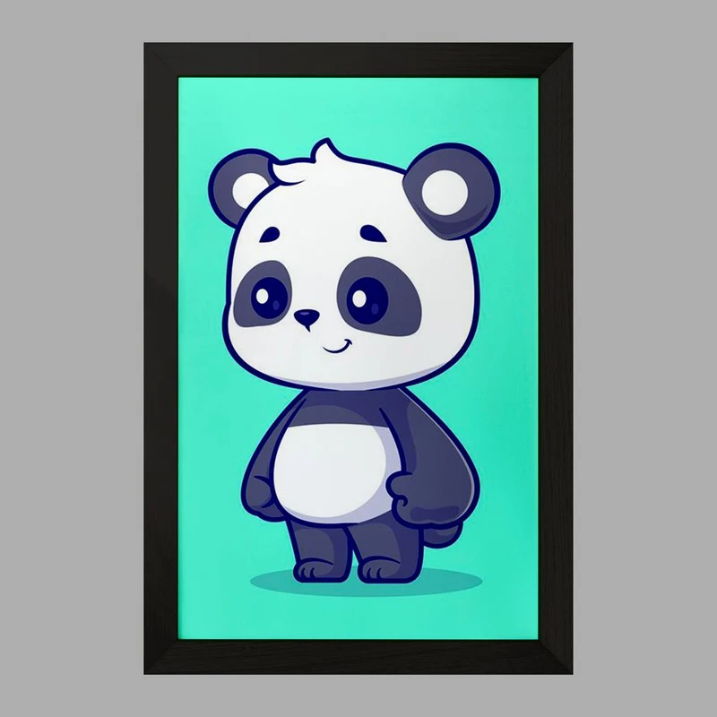 تابلو خندالو مدل حیوانات بامزه پاندا کد 29711