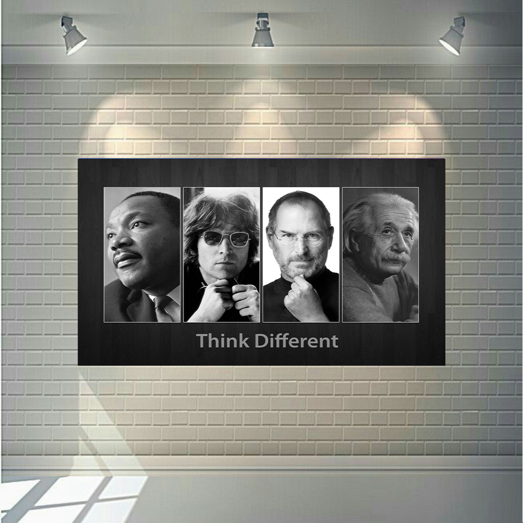 پوستر طرح انگیزشی مدل Think Diferent کد AR18640