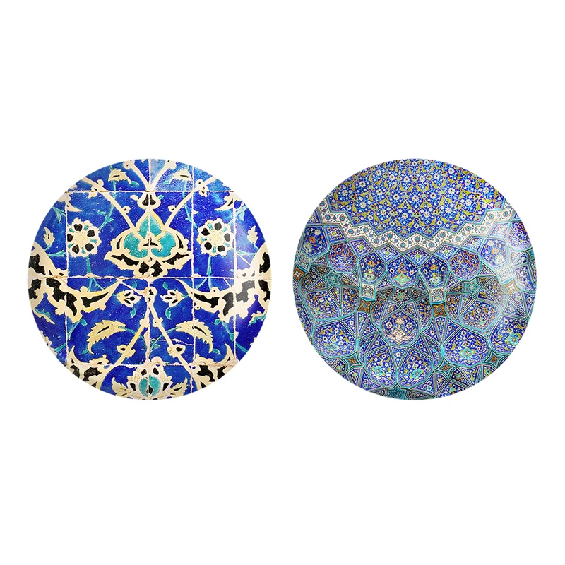 مگنت خندالو طرح کاشی کد 21762173 مجموعه 2 عددی