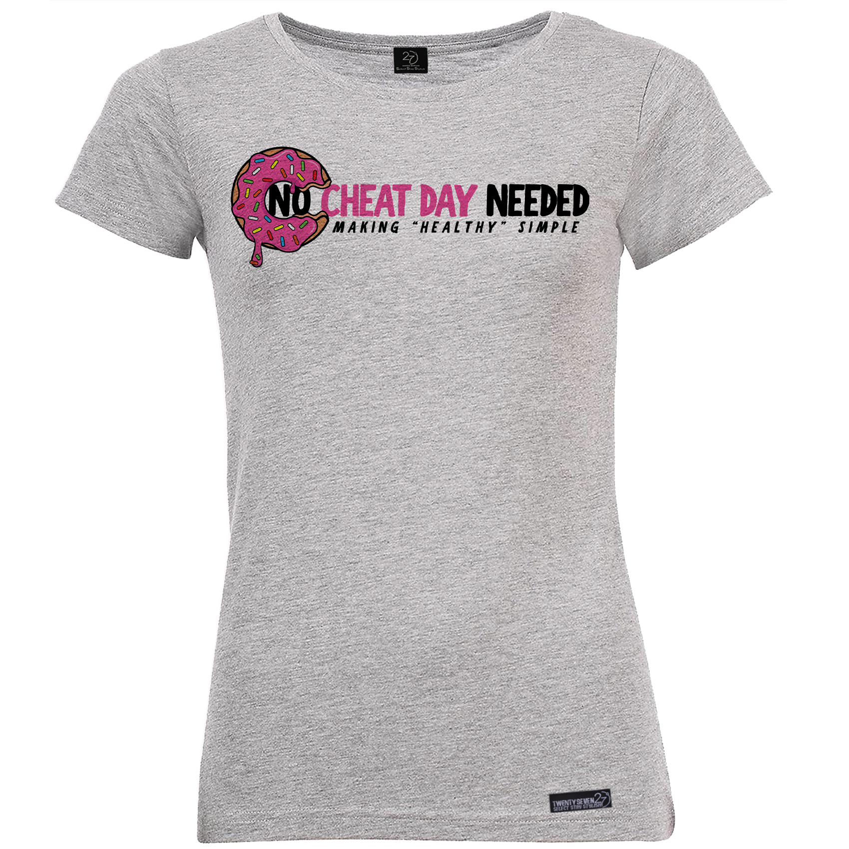 تی شرت آستین کوتاه مردانه 27 مدل No Cheat Day Needed کد MH1191