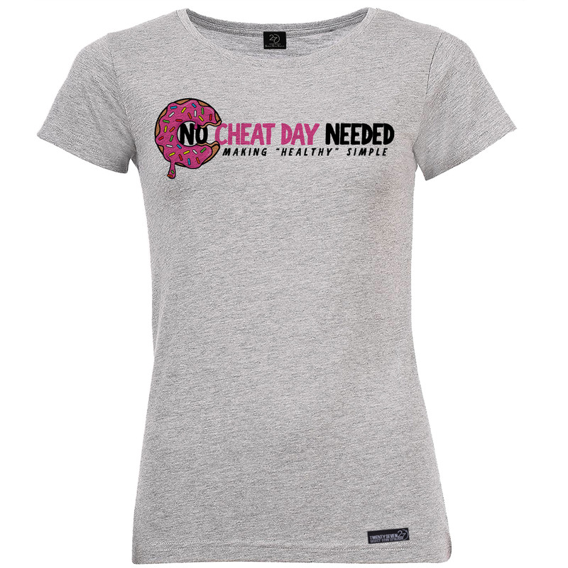 تی شرت آستین کوتاه مردانه 27 مدل No Cheat Day Needed کد MH1191