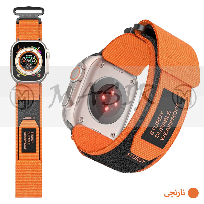 بند مسیر مدل Sturdy Durable Wearproof مناسب برای ساعت هوشمند اینفینیتی Z66 Ultra BIG 1.93