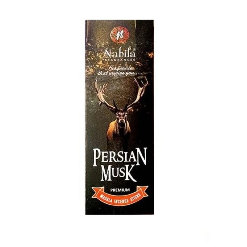 عود دستساز نابیلا مدل پرشین مشک persian musk رایحه ادکلن بسته ۳۰ عددی