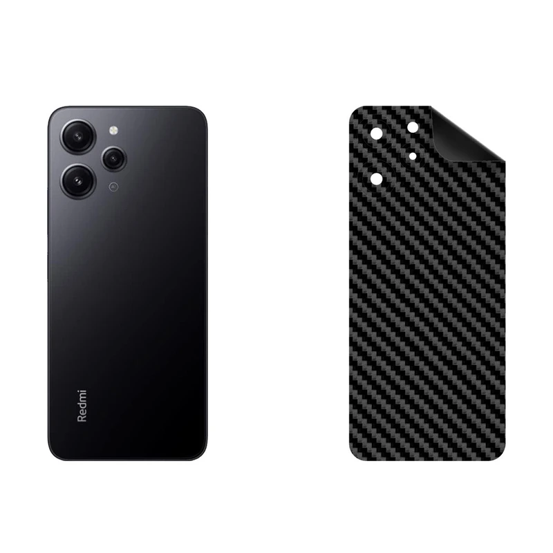 برچسب پوششی بستور طرح کربن مدل GB3-19 مناسب برای گوشی موبایل شیائومی Redmi 12