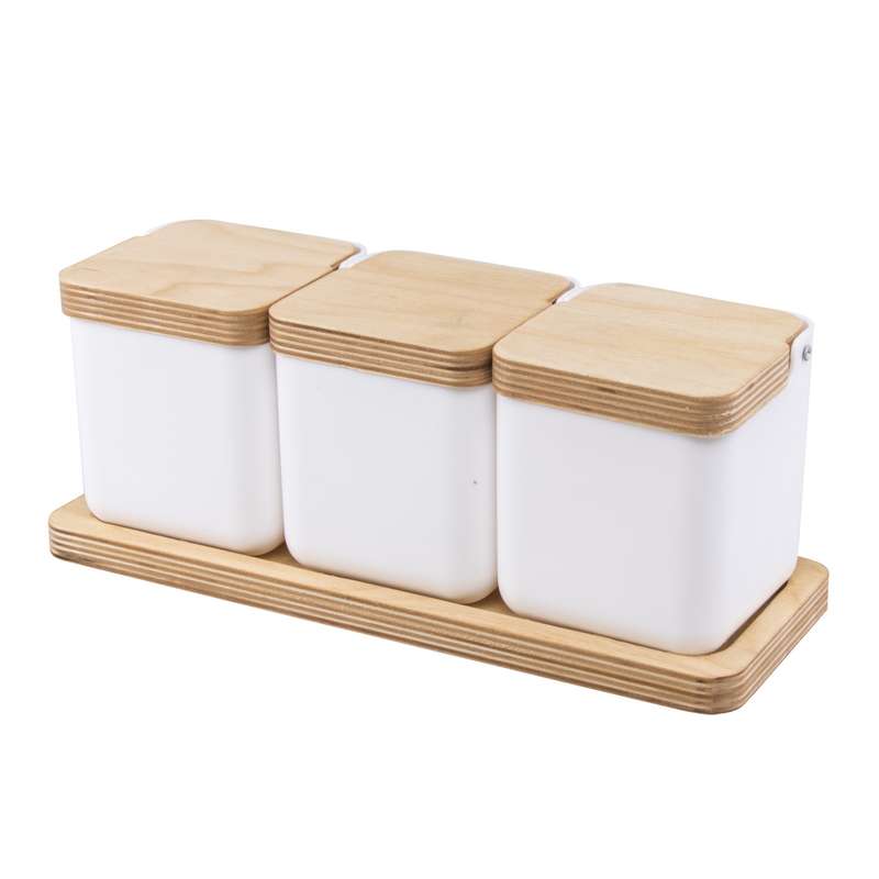 ست جای ادویه 4 پارچه رایکا کد 9934