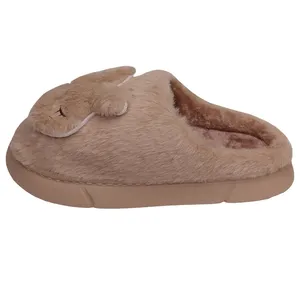 دمپایی حوله‌ای مدل خرگوشی جلوبسته کد 1610-LBN