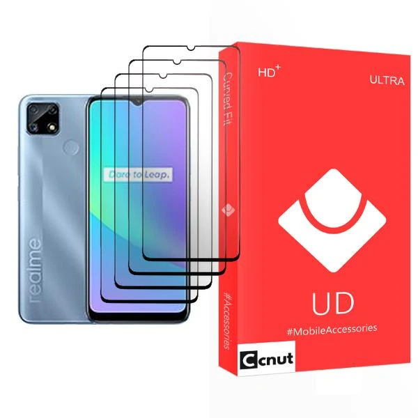 محافظ صفحه نمایش کوکونات مدل UD Ultra MIX004 مناسب برای گوشی موبایل ریلمی C25 بسته چهار عددی
