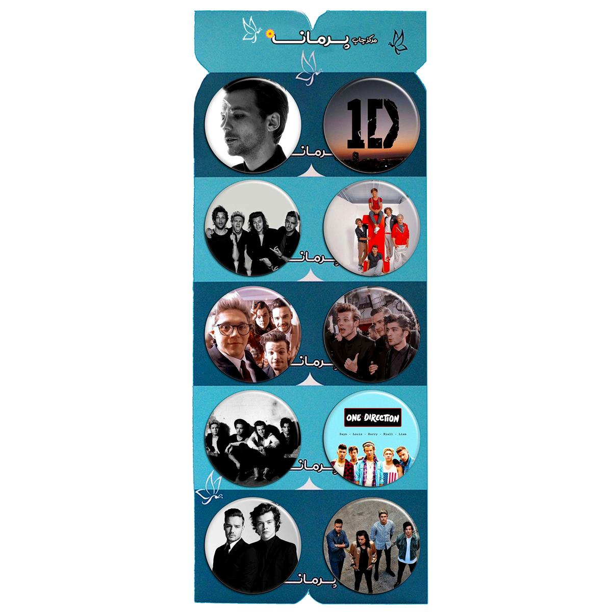 پیکسل پرمانه طرح One Direction کد pmg.5608 مجموعه 10 عددی
