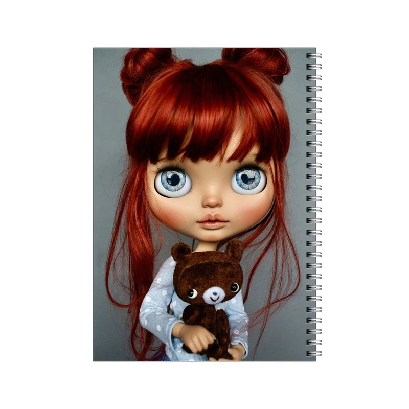 دفتر مشق 50 برگ بامبیلیپ طرح دختر و خرسش کد 1294592