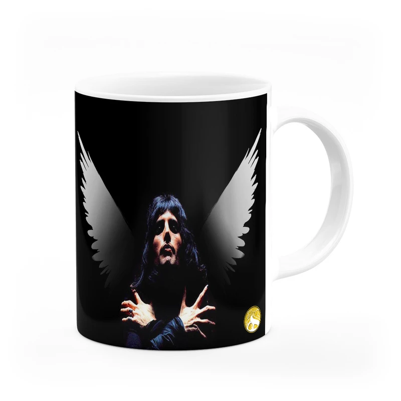 ماگ هومرو طرح فردی مرکوری کویین بند مدل MG9406