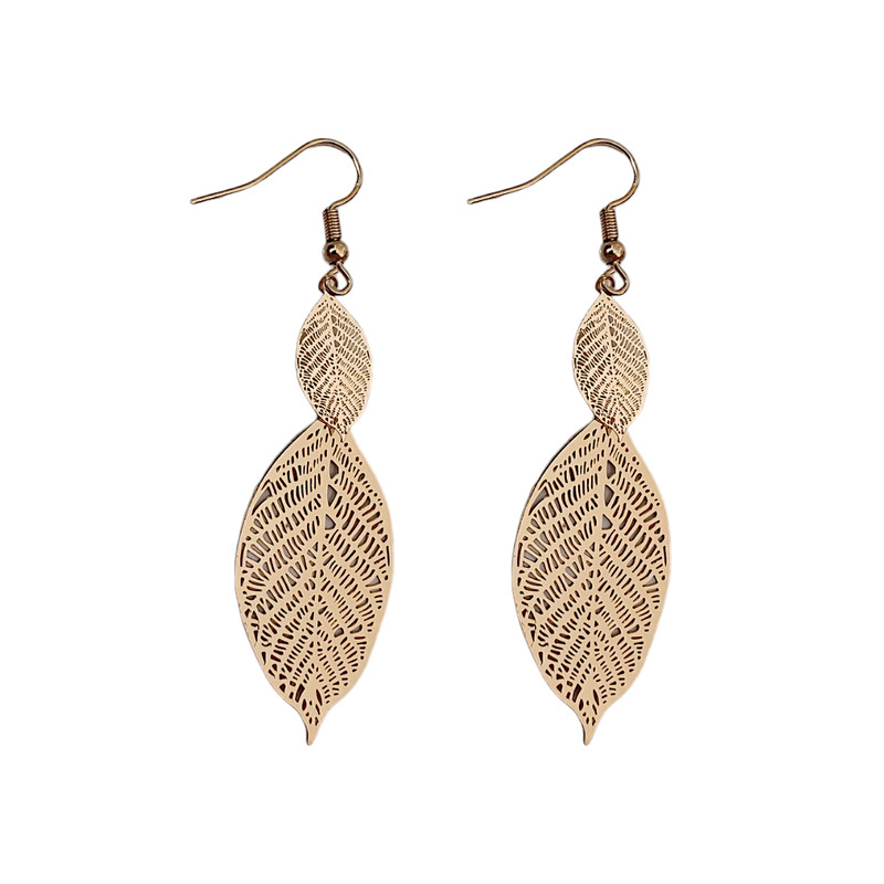 گوشواره زنانه آی ام طرح برگ