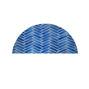 پادری مدل نیم دایره طرح کلاسیک کد 9219 سایز 90×45 سانتی متر