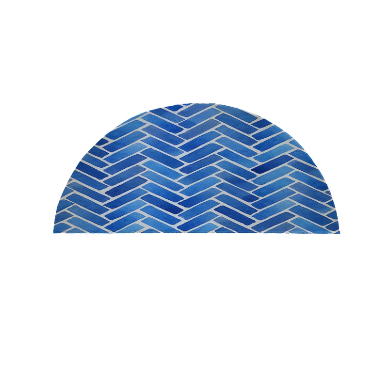 پادری مدل نیم دایره طرح کلاسیک کد 9219 سایز 90×45 سانتی متر