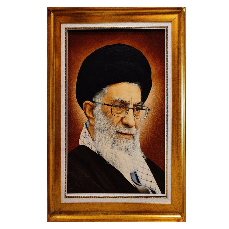 تابلو فرش دستبافت طرح رهبر امام خامنه ای مدل RE