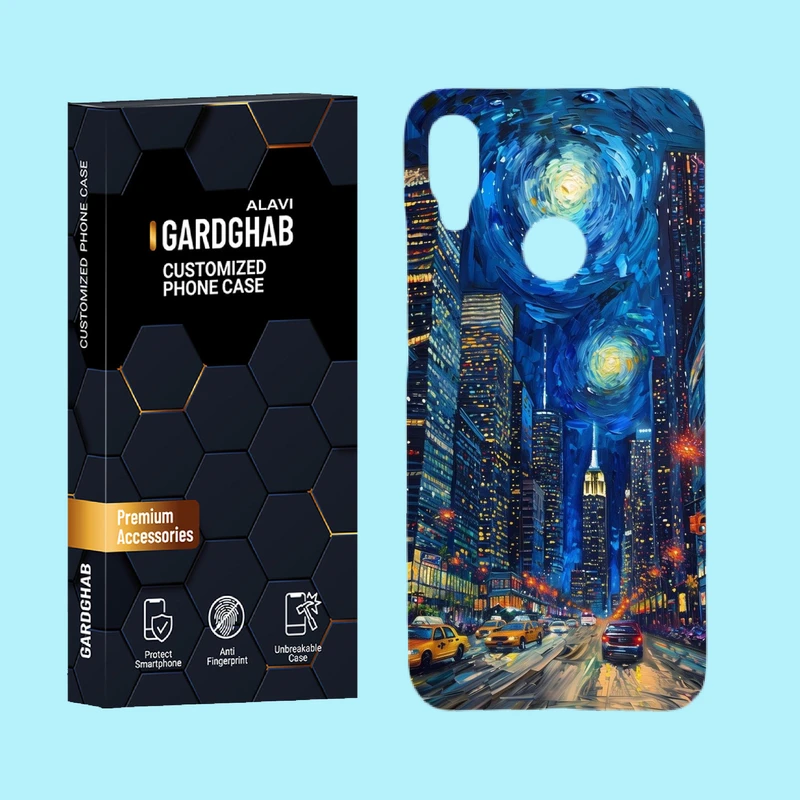 کاور گارد قاب علوی مدل هنری مناسب برای گوشی موبایل شیائومی Redmi Note 7 / note 7 Pro