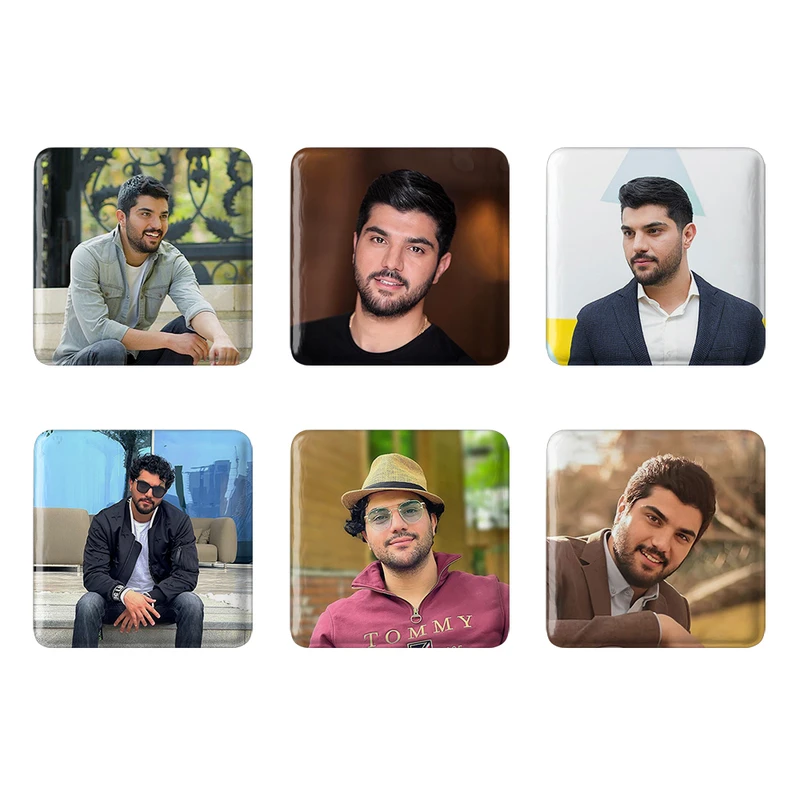 مگنت خندالو مدل سینا مهراد کد 366A مجموعه 6 عددی