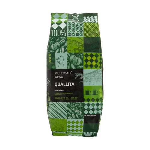 دانه قهوه QUALLITA مولتی کافه - 1000 گرم 