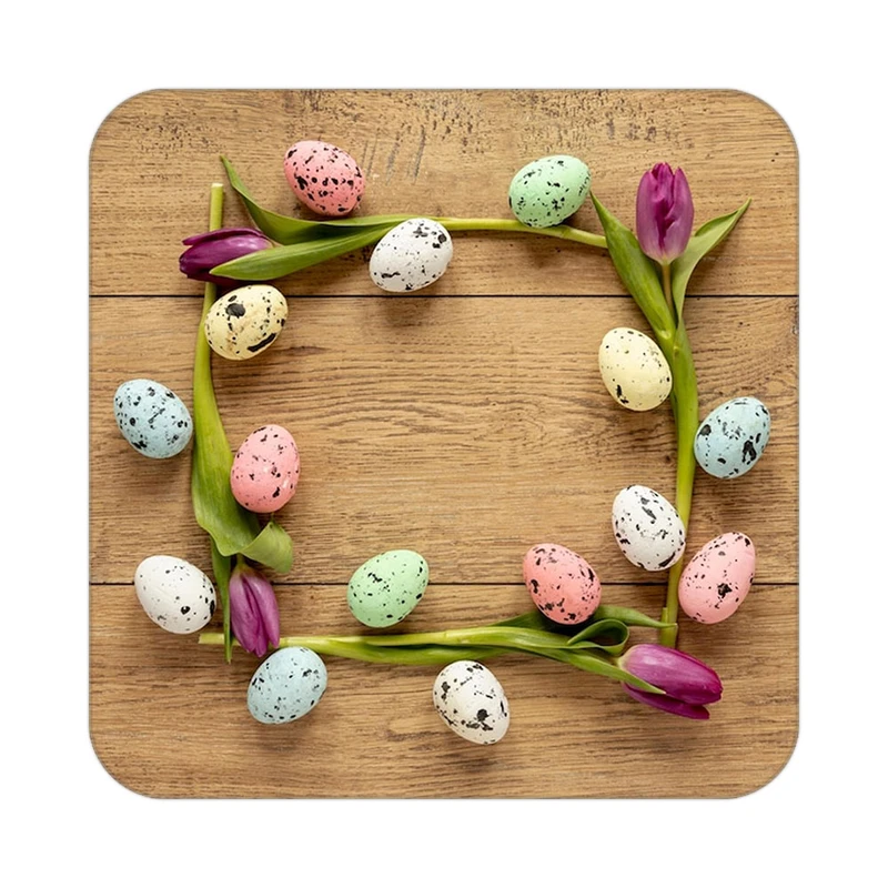 زیر لیوانی کاکتی طرح گل مدل mp19330