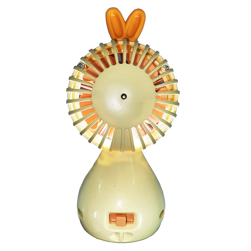 پنکه شارژی مدل دستی طرح قورباغه کد 01