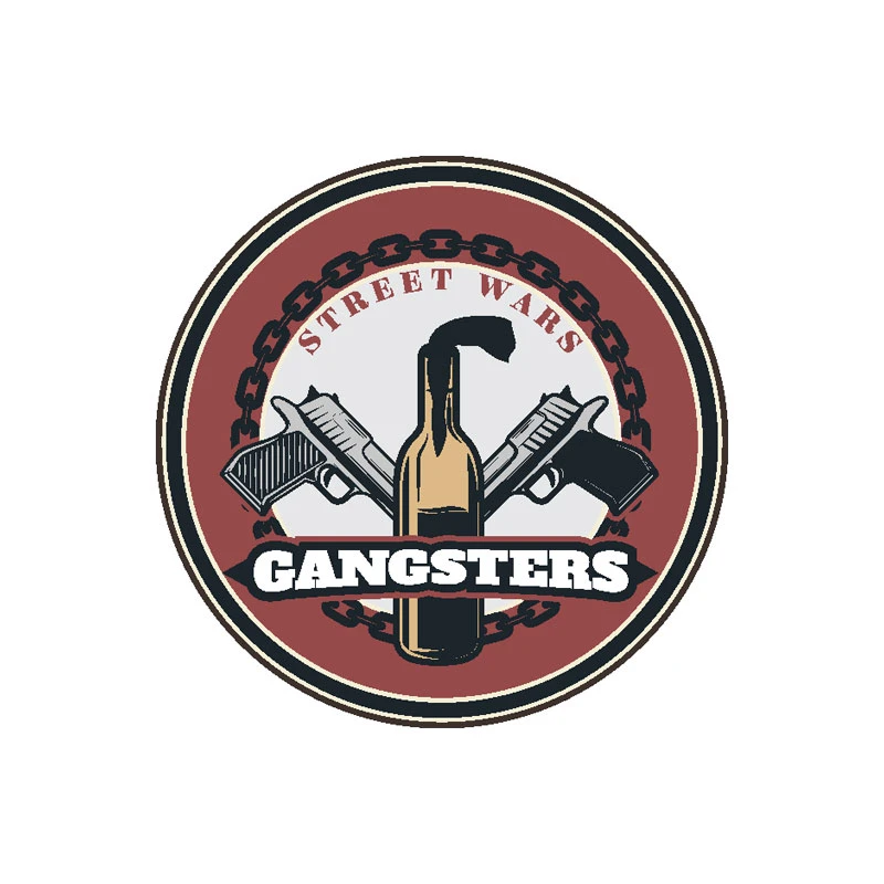 برچسب بدنه خودرو رایسان طرح gang کد st0110