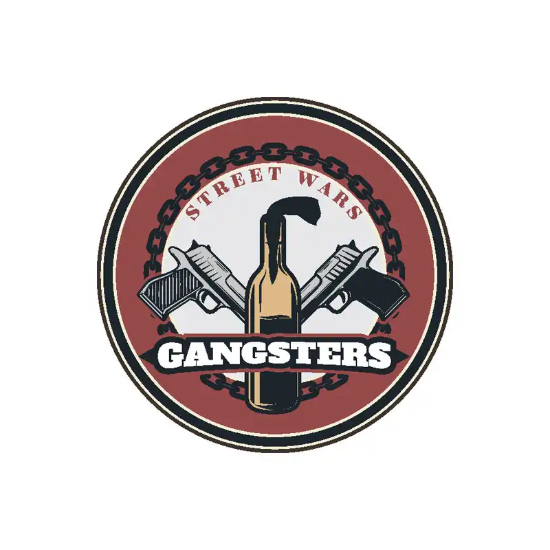 برچسب بدنه خودرو رایسان طرح gang کد st0110