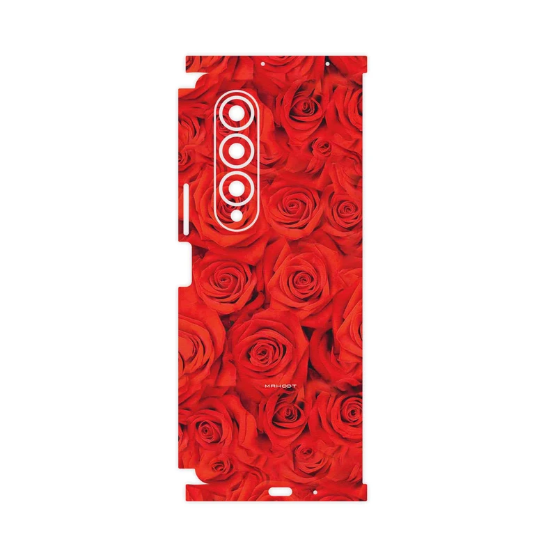 برچسب پوششی ماهوت مدل Red_Flower-FullSkin مناسب برای گوشی موبایل سامسونگ Galaxy Z Fold4