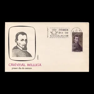 تمبر یادگاری مدل اسپانیا پاکت مهر روز کد 10