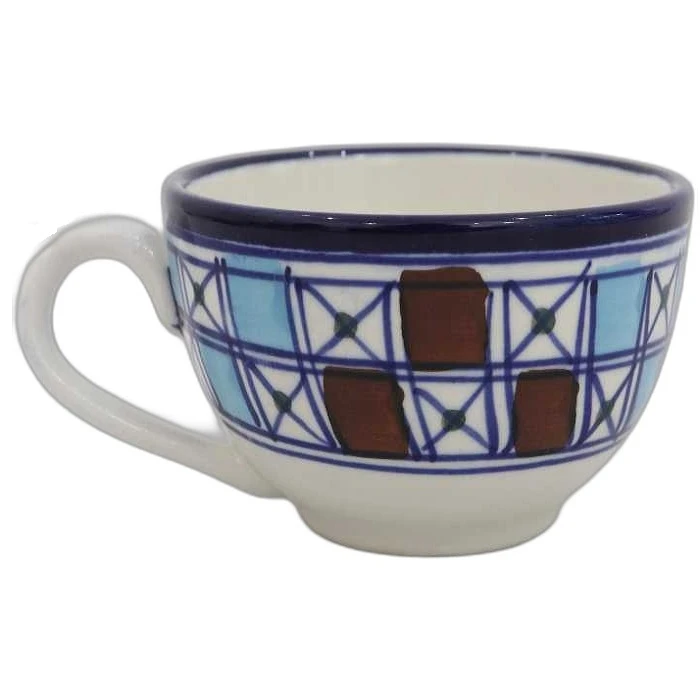 فنجان چيني ميبدمرواريدمدل شطرنجي کدKH