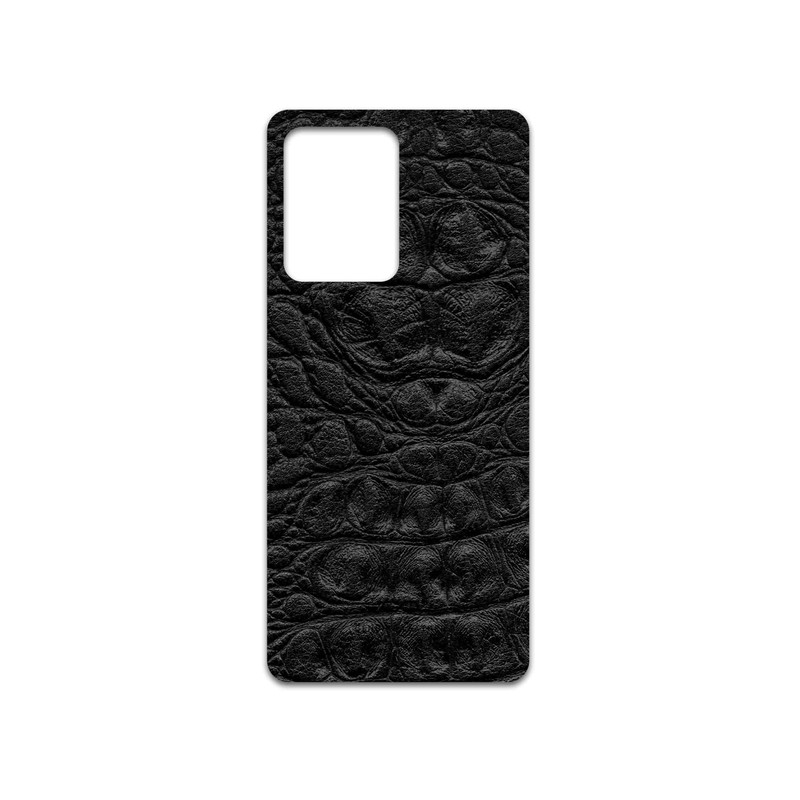 برچسب پوششی ماهوت مدل Black-Crocodile-Leather مناسب برای گوشی موبایل شیائومی Redmi Note 12 Pro