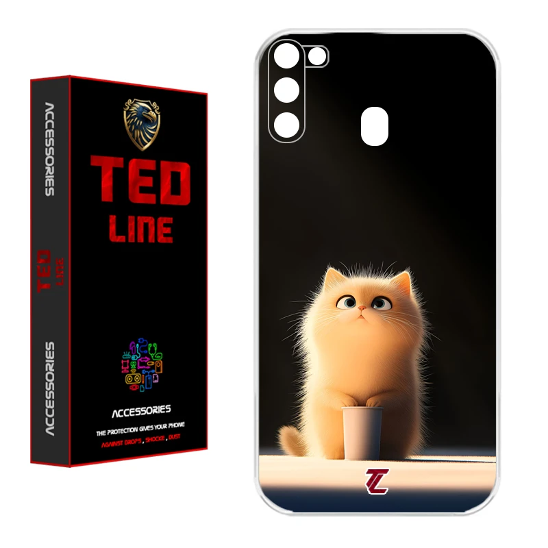 کاور تدلاین طرح گربه کد 1217 مناسب برای گوشی موبایل سامسونگ Galaxy A11