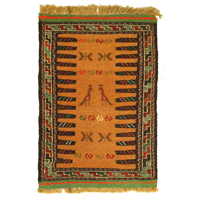 گلیم دستبافت نیم متری مدل خراسان کد 4101226