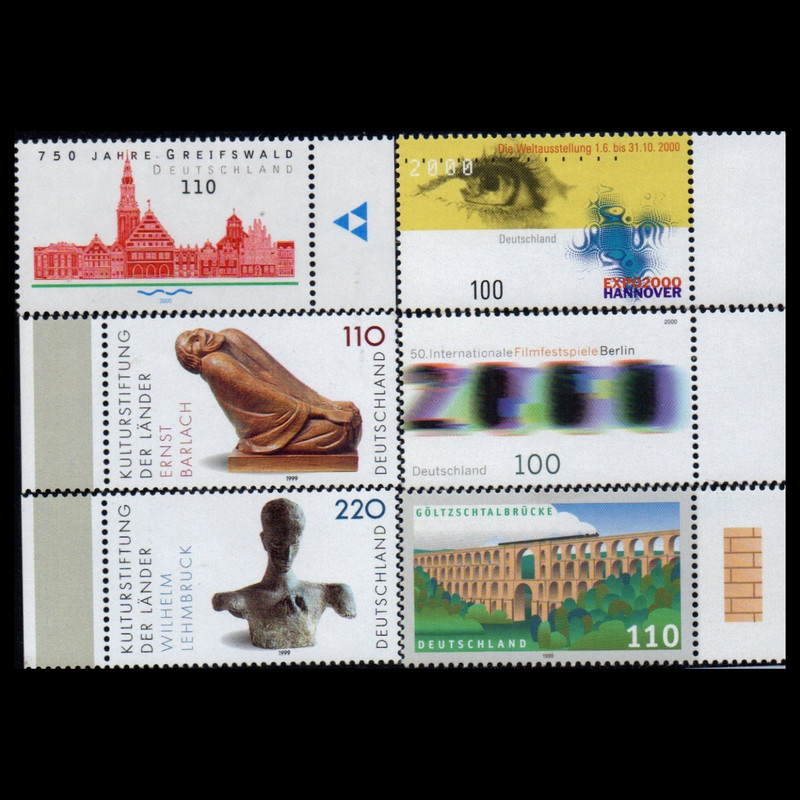 تمبر یادگاری مدل خارجی مجموعه 6 عددی