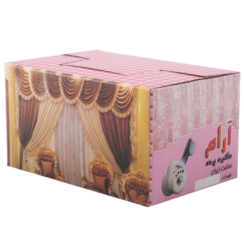 گیره پرده آرام مدل G-100 بسته 100 عددی