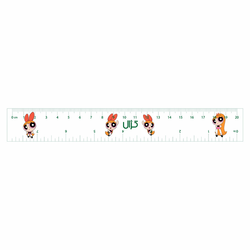 خط کش 20 سانتی تری مدل کژال کد 10