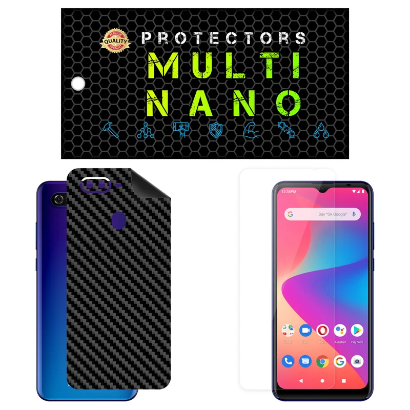محافظ صفحه نمایش مولتی نانو مدل X-SFC مناسب برای گوشی موبایل بلو G50 Mega به همراه برچسب پوششی