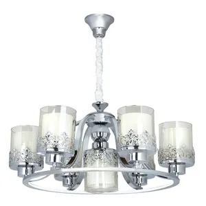   لوستر هفت شعله چشمه نور کد N2663/6+1-C