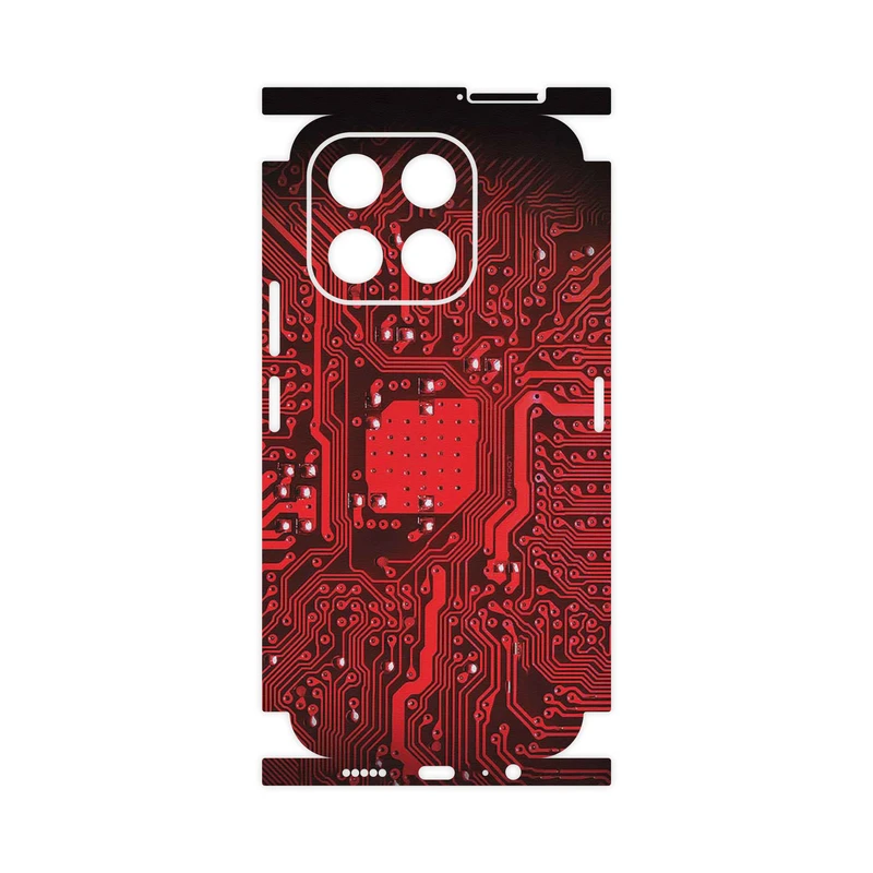 برچسب پوششی ماهوت مدل Red_Printed_Circuit_Board-FullSkin مناسب برای گوشی موبایل آنر X6c