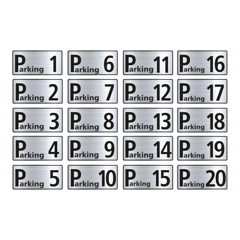 تابلو راهنما طرح  پارکینگ مدل GNS620 مجموعه 20 عددی